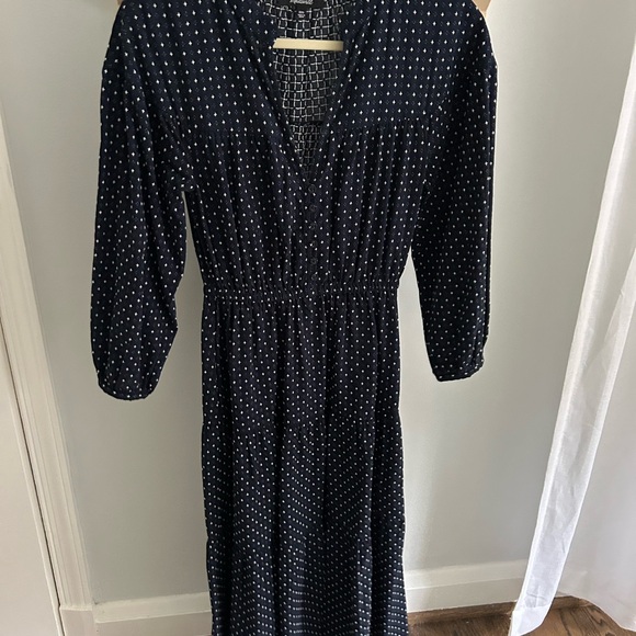 Madewell Dobby V-Neck midi tiered dress - Picture 7 of 12